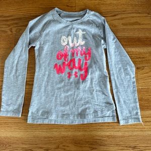 Under armor, long sleeve, athletic T-shirt, size 6X